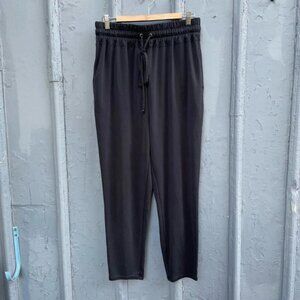 Fabletics Lightweight High Rise Black Jogger  Pants, size L